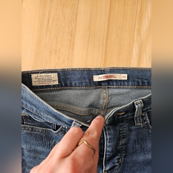 Shaping skinny LEVI'S jeans 311 blue size 26 - Picture 4 of 4